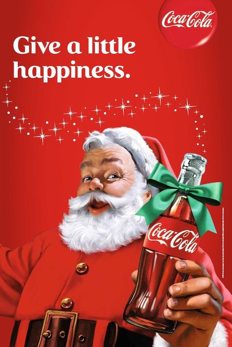 Coca-Cola Christmas Posters over 80 years - Mirror Online Christmas Coca Cola, Coke Santa, Coca Cola Santa Claus, Coca Cola Poster, Coca Cola Santa, Coca Cola Christmas, Always Coca Cola, Coca Cola Ad, Vintage Coke