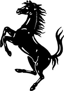 Ferrari Tattoo, F1 Tattoo, Ferrari Horse, F1 Collage, Ferrari Cake, Ferrari Party, Horse Template, Horse Outline, Horse Stencil