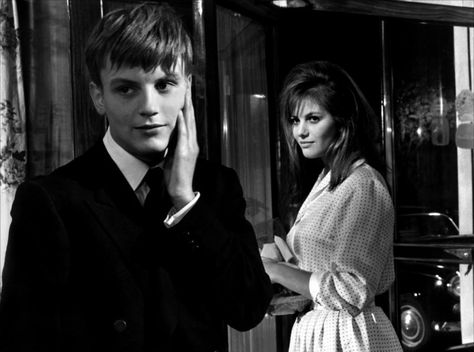 Jacques Perrin and Claudia Cardinale, La Ragazza con la Valigia, directed by Valerio /zurlini, 1961 Jean Baptiste Maunier, Jacques Perrin, Jacques Demy, Vintage Movie Stars, French Cinema, Claudia Cardinale, Film Images, Foreign Film, Italian Actress