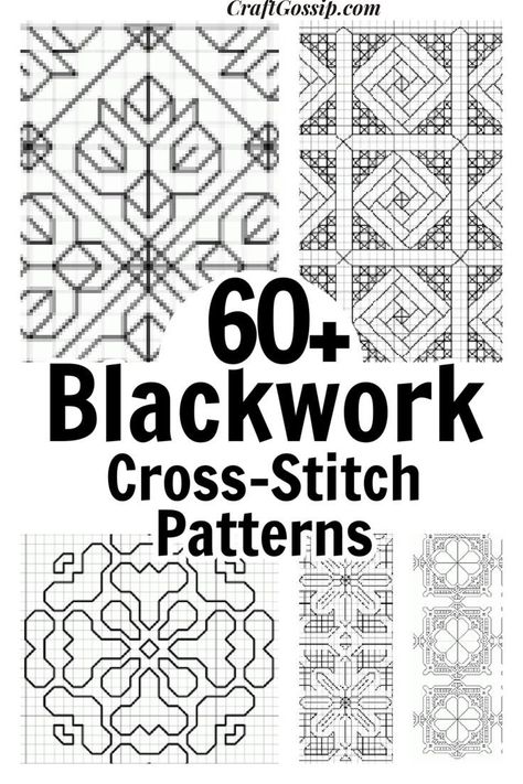 Discover  for beginners and advanced stitchers. Includes floral, geometric, and animal Blackwork Embroidery Designs, Cross Stitch Projects Ideas, Blackwork Embroidery Patterns, Holiday Cross Stitch Patterns, Blackwork Cross Stitch, Blackwork Designs, Unique Cross Stitch, Free Cross Stitch Charts, Cross Stitch Tutorial