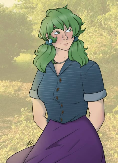 Caroline Stardew Valley, Stardew Valley Female Farmer, Sandy Stardew Valley Fanart, Stardew Valley Sandy Fanart, Stardew Valley Fanart Pam, Stardew Valley Fanart, Stardew Valley, Fictional Crushes, Art Reference