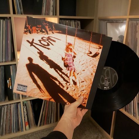 Ok now for something a little different... Korn, self titled first album, double LP on 180g vinyl Korn's self-titled debut album (1994) is a raw, intense blend of heavy metal, hip-hop rhythms, and tortured lyrics that redefined the sound of the ‘90s. With tracks like "Blind" and "Clown," the band unleashed a new level of emotional depth, fueled by Jonathan Davis's haunting vocals and downtuned guitars. Dark, aggressive, and unapologetically honest, this album laid the foundation for nu-meta... Korn Self Titled, Emotional Depth, Jonathan Davis, Debut Album, The Foundation, The 90s, The Sound, Heavy Metal, The Band