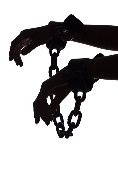 Chained Up Aesthetic, Person Chained Up Reference, Person In Chains Drawing Reference, Handcuffed Hands Drawing, Chains Aesthetic Prisoner, Shackles Chains Aesthetic, Chains Aesthetic Dark, Chained Aesthetic, Robbery Photoshoot