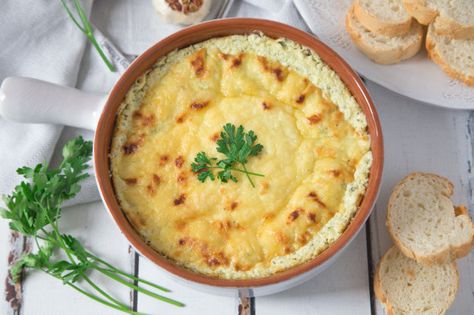 Roasted Garlic Asiago Dip Recipe - Food.com Asiago Cheese Dip, Asiago Dip, Super Bowl Food Dip, Super Bowl Dips, Roasting Garlic In Oven, Mini Meals, Roast Garlic, Garlic Dip, Asiago Cheese