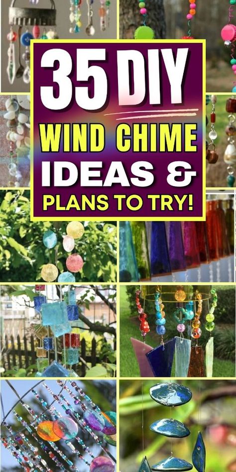 Discover fun and simple ways to make your own wind chimes. Perfect weekend project! How To Make Windchimes Diy, Glass Windchimes Diy, Diy Wind Chimes Ideas, Bead Wind Chimes Diy, How To Make Wind Chimes, How To Make A Wind Chime, How To Make Wind Chimes Diy, Beaded Wind Chimes Diy, Windchimes Homemade