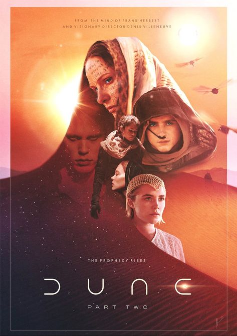 DUNE: Part Two (2023) poster by Haley Turnbull Director Poster, Dune 1984, Dune Part 2, Tribute Poster, Dune 2021, Dune Part Two, 2023 Poster, Sci-fi Movies, Zendaya Maree Stoermer Coleman