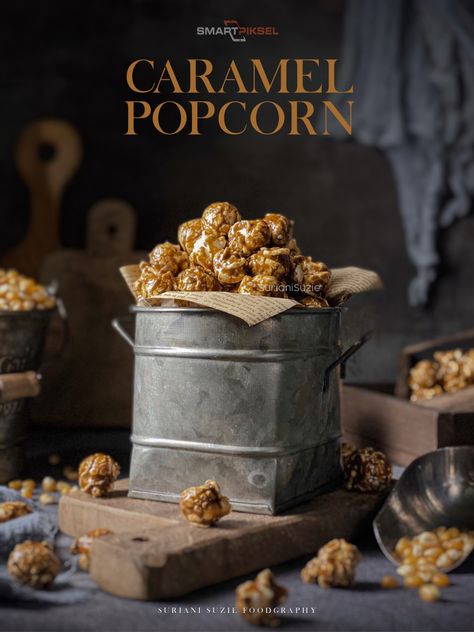 Popcorn Food Photography, Popcorn Photography Ideas, Popcorn Photoshoot, Popcorn Photography, Food Photography Fruit, Food Photography Dessert, Food Photography Composition, Coconut Candy, Food Art Photography