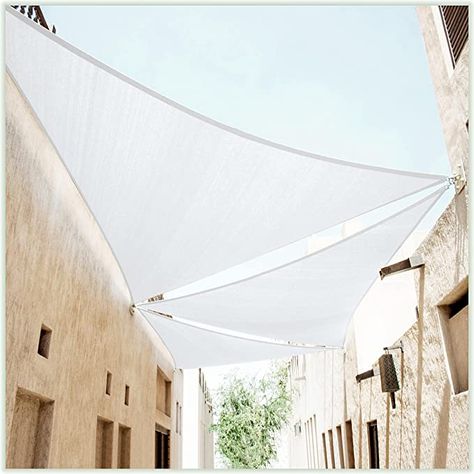 Triangle Shade Sail, Sail Canopy, Triangle Sun Shade, Sail Canopies, Sun Shade Sail, Shade Sails, Right Triangle, Sun Sail Shade, Lake Living