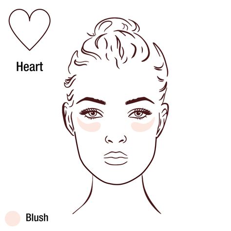 How To Apply Blush To Suit Your Face Shape | Charlotte Tilbury Makeup Placement, Blush Application, Cream Blush Stick, Angular Face, Blusher Brush, Festival Face, Meagan Good, Kawaii Faces, How To Apply Blush