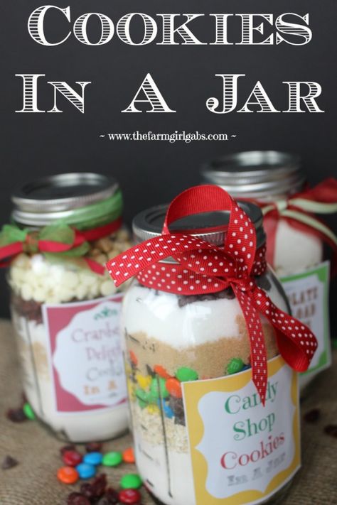 The BEST DIY edible gifts ever! There's something for everyone on this list! In A Jar Recipes, Gifts In Jars, Mixes In A Jar, Jar Mixes, Recipes In A Jar, Homemade Christmas Crafts, Cookies In A Jar, Gift In A Jar, Jar Cookies