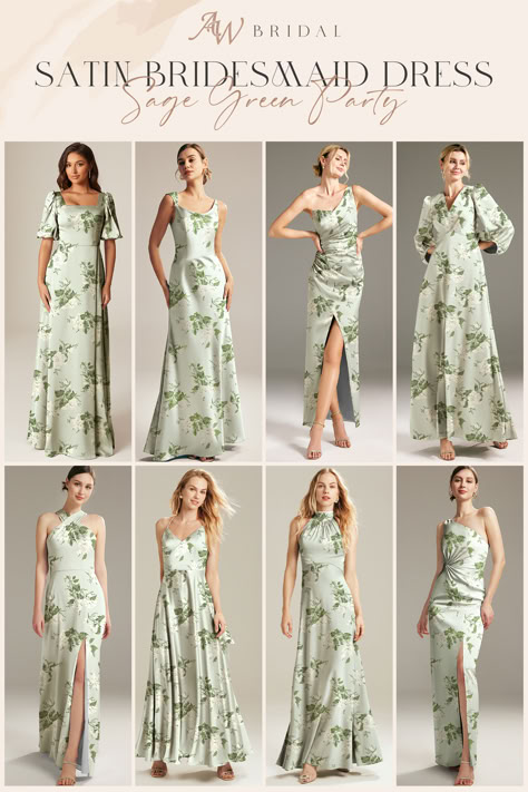 Dive into the world of fabulous fashion with our colorful and eye-catching printed bridesmaid dresses! 🌸👗 Perfect for any wedding theme, these dresses blend elegance with a fun twist - making your bridal party stand out in style! From floral patterns to vibrant colors, find the ideal match for your special day. Explore our collection and get inspired to create unforgettable memories with your squad! #BridesmaidDress #WeddingStyle #PrintedDresses Bridesmaid Dresses With Patterns, Floral Sage Green Bridesmaid Dresses, Green Pattern Bridesmaid Dresses, Sage Floral Bridesmaid Dresses, Sage Green Floral Bridesmaid Dresses, Bridesmaid Dresses Pattern, Green Floral Bridesmaid Dresses, Bridesmaid Floral Dress, Green Floral Bridesmaid