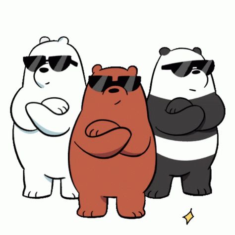 We Bare Bears Wallpapers, Bear Drawing, Cute Bear Drawings, We Bear, We Bare Bears, Bare Bears, Bear Wallpaper, Bear Art, Amazing Art Painting