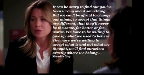 11 Meredith Grey Quotes to Live By Meredith Grey Quotes, Greys Anatomy Couples, Greys Anatomy Facts, Anatomy Quotes, Grey Quotes, Greys Anatomy Cast, Greys Anatomy Memes, Grey Anatomy Quotes, Cristina Yang