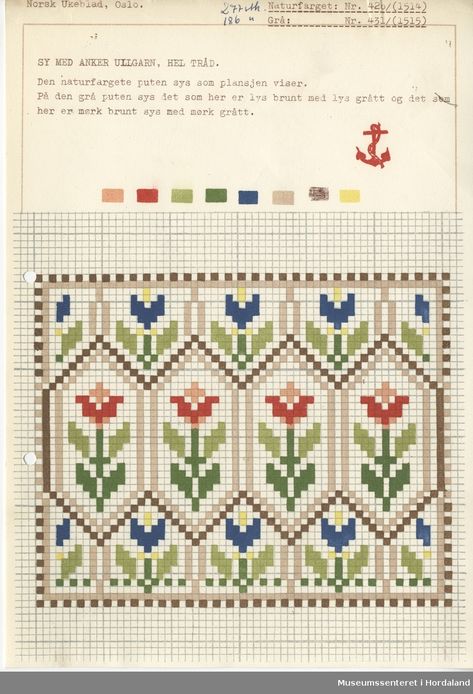 Square Cross Stitch Patterns, Flower Cross Stitch Pattern, Floral Stitching, Flower Cross Stitch, Floral Cross Stitch Pattern, Flower Cross, Embroidery Vintage, Tapestry Crochet Patterns, Cross Stitch Bookmarks