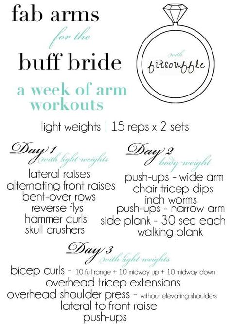 Wedding Dress Workout, Wedding Arms, Wedding Workout Plan, Bridal Bootcamp, Bridal Workout, Bride Workout, Wedding Workout, Fitness Fun, Before The Wedding