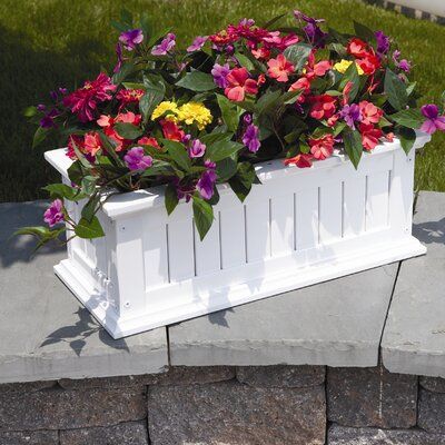 Flower Box Ideas, Wood Window Boxes, Planter Box With Trellis, Standing Flower, Plastic Planter Boxes, Plant Window, Classic Window, Window Box Flowers, Window Planters