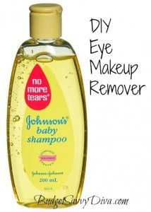 Homemade Eye Makeup Remover, Diy Makeup Remover, Homemade Makeup, Small Container, Oil Mix, Baby Shampoo, Eye Makeup Remover, Baby Oil, Beauty Recipe