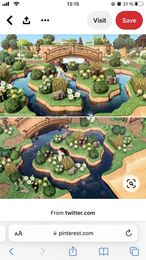 Acnh Gazebo Area, Acnh Trading Area, Animal Crossing Entry Ideas, Gazebo Animal Crossing, Acnh Camping Site, Acnh Terraforming, Cottagecore Animal Crossing, Acnh Cottagecore, Map Layout