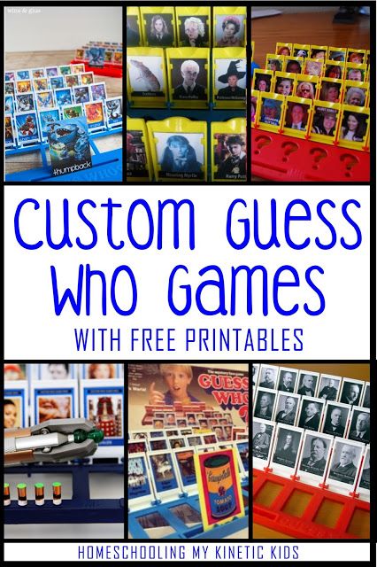 Custom Guess Who game ideas for learning and fun.  Printable versions and inspiration from Homeschooling My Kinetic Kids Make Your Own Guess Who Game, Custom Guess Who Game, Guess Who Printable Sheets, Board Game Party Ideas, Diy Guess Who Game, Guess Who Game Printable, Guess Who Printable, Diy Guess Who, Printable Guess Who