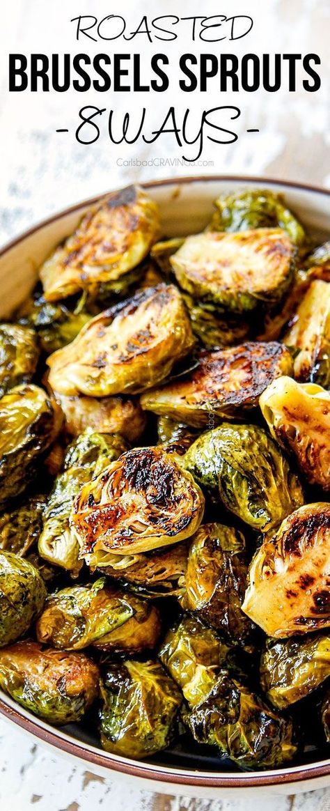 Roasted Brussels Sprouts Galette Des Rois Recipe, Fancy Dinners, Brussel Sprout Recipes Roasted, Carlsbad Cravings, Roasted Brussel, Roasted Brussels Sprouts, Healthier Choices, Sprout Recipes, Brussels Sprouts Recipe