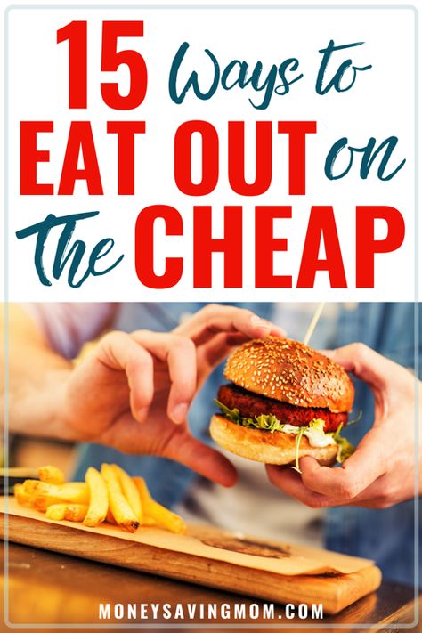 Are you looking for cheap dinners when you want to eat out? Here are some money saving tips to keep your budget in check when you order a meal out. Ideas To Save Money, Conscious Lifestyle, Restaurant Coupons, Kids Eat Free, Dinner Restaurants, Money Saving Mom, Cheap Dinners, Out To Lunch, Simple Budget