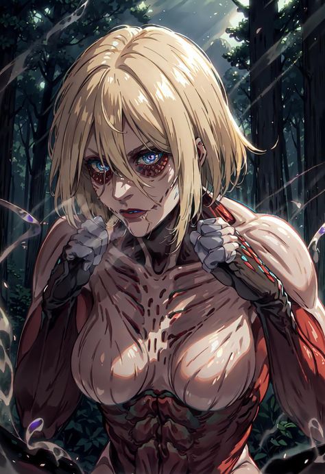 Anime : Attack On Titan Female Titan Aot, Aot Annie Leonhart, Female Titan Tattoo, The Female Titan, Female Titan Fanart, Female Titan Wallpaper, Female Titan Cosplay, Annie Leonhardt Titan, Annie Leonhardt Wallpapers