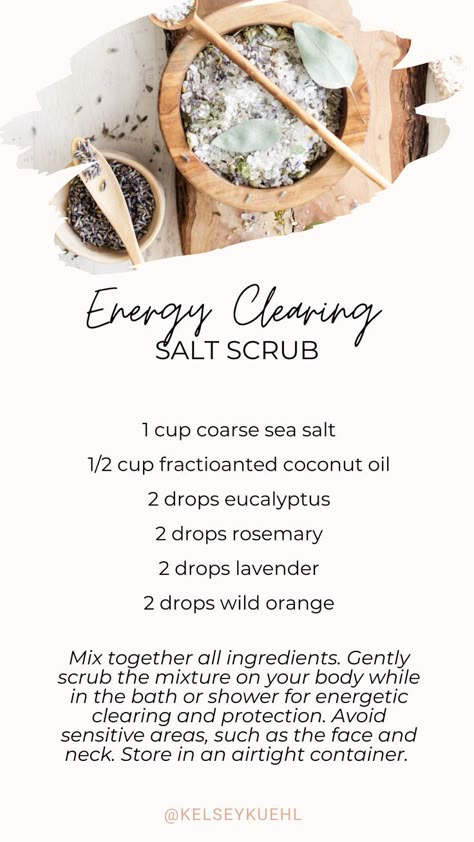 Sea Salt Protection, Cleansing Salt Bath Ritual, Salt Shower Cleanse, Cleansing Shower Ritual, Protection Bath Recipe, Protection Salt Recipe, Salt Bath Cleansing, Spiritual Shower Cleanse, Salt Cleansing Ritual