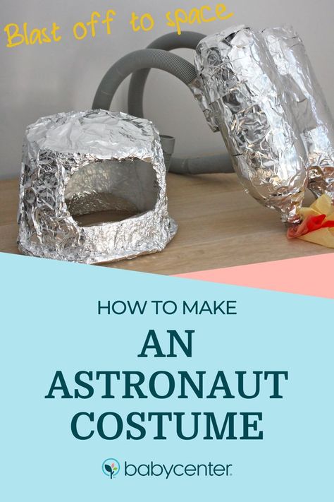 Cardboard Space Helmet, Diy Astronaut Helmet Easy, Diy Astronaut Costume Kids, Outer Space Costume Ideas, Astronaut Diy Costume, Astronaut Costume Diy Kids, Astronaut Helmet Diy, Diy Space Costume, Astronaut Costume Diy