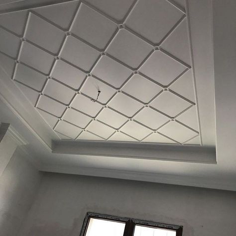 #commercialinteriors #commercialdesign #ceilingrestoration #ceilingapplications Plus Minus Pop Design For Porch, Outdoor Ceiling Design, Gypsum Board Ceiling Design, Gypsum Board Ceiling, Modern Crown Molding, Plaster Ceiling Design, Pop Design For Hall, Pop Design For Roof, Space Home Decor