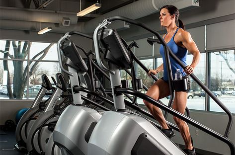 Not all cardio equipment is created equal! We've assembled a list of the best—and worst— machines! Stair Stepper Workout, Stair Climber Workout, Stairmaster Workout, Stepper Workout, Stair Stepper, Stair Climber, Hiit Cardio Workouts, Cardio Machines, Gear 4