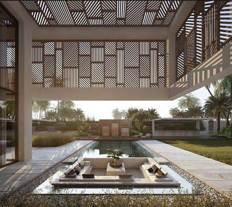 Terrasse Design, Pergola Design, Terrace Design, Design Exterior, Grill Design, Pergola Designs, House Elevation, Facade Architecture, Facade Design