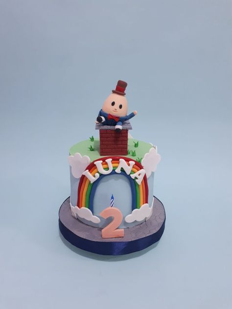 Humpty Dumpty Cake, Cake 2023, Nursery Rhyme Theme, Humpty Dumpty, Theme Cake, Nursery Rhyme, Girl Cakes, Egg Shape, Fondant Cake