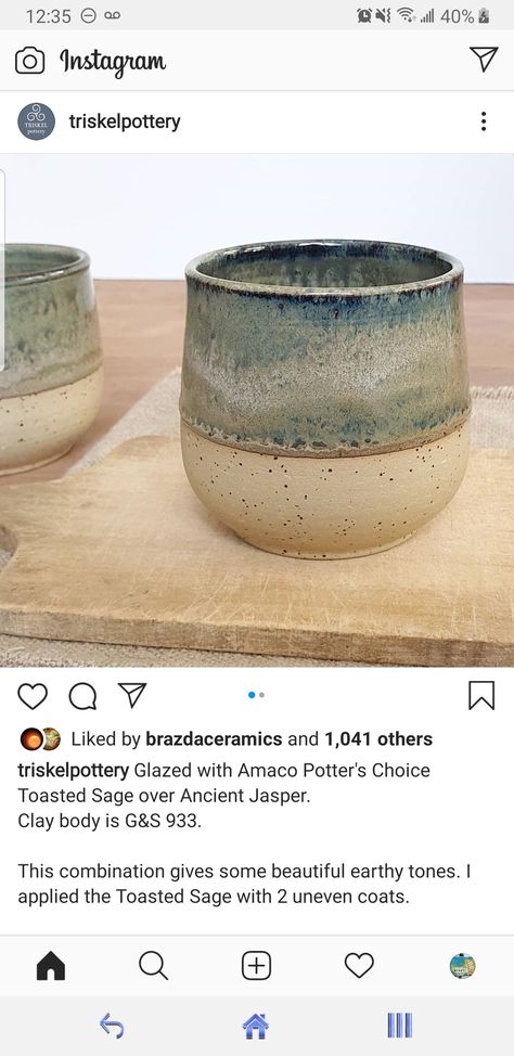 Amaco Glazes On Red Clay, Toasted Sage Glaze Combinations, Toasted Sage Glaze, Functional Ceramics Projects, Clay Glazing, Glaze Combinations, Glaze Combos, Glaze Ideas, Pottery Glaze