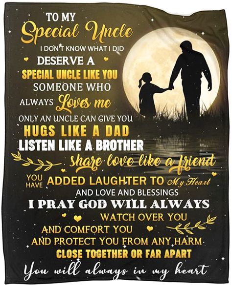 Uncle Poems From Niece, Birthday Wishes For Uncle From Niece, Uncles Quotes, Happy Birthday Uncle From Niece, Best Uncle Quotes, Comfort Messages, Gifts For Uncle From Niece, Quotes For Uncle, Uncle Poems