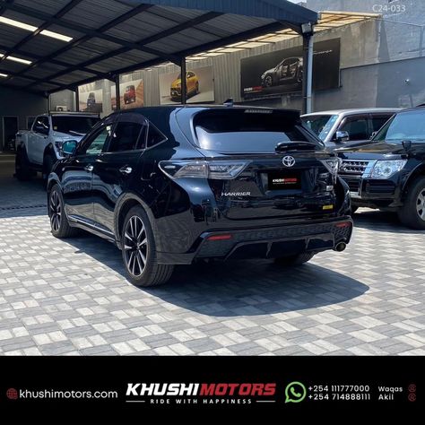 "𝗧𝗼𝘆𝗼𝘁𝗮 𝗛𝗮𝗿𝗿𝗶𝗲𝗿 𝗚𝘀 In Black Color With Black Interior, ElegGs, 360-Cam heater, Power seats, Engine automatic on/off, LCD screen with reverse camera , Auto dimming mirrors, SRS curtain airbags & Parking sensors Is Available At 𝗞𝗵𝘂𝘀𝗵𝗶 𝗠𝗼𝘁𝗼𝗿𝘀 𝗞𝗲𝗻𝘆𝗮." Buy the Best Cars in Mombasa at Khushi Motors 👇 An Award Winning Car Dealership with 1000+ Satisfied customers 🚗 Send Inquires for "𝗧𝗼𝘆𝗼𝘁𝗮 𝗛𝗮𝗿𝗿𝗶𝗲𝗿 𝗚𝘀" (C24-033) 🌐Website: https://khushimotors.com 📲Mr. Waqas: +254 111777000 📲Mr. Akil: +254 714 8881... Toyota Harrier, Mombasa, Car Dealership, Black Interior, Car Ins, Toyota, Cars