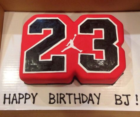 23 Michael Jordan cake Jordan Birthday Photoshoot, Jordan Themed Birthday, Jordan Photoshoot Photo Ideas, Jordan Birthday Cake, Michael Jordan Cake, Michael Jordan Birthday, 23 Birthday Cake, Jordan Birthday, Jordan Cake