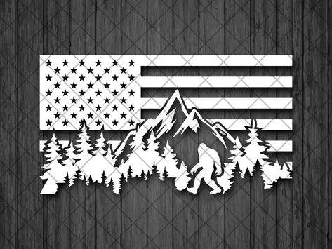 American Flag Car Decal, Forest Vinyl, Alaska Flag, American Flag Sticker, American Flag Decal, Woodburning Ideas, Camper Redo, American Flag Wallpaper, Wood Craft Ideas