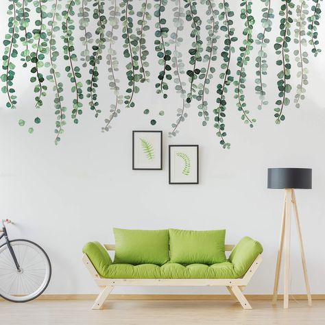 Vine Decal, Decorating With Sticks, Bedroom Decals, Vine Wall, Removable Wall Stickers, Flower Wall Stickers, Wall Stickers Home, Pvc Wall, Wall Decor Stickers