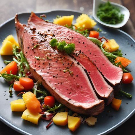 Yellowfin Tuna Recipe Yellowfin Tuna Recipe, Yellow Fin Tuna Recipe, Tuna Marinade, Tuna Dinners, Chicken Vegetable Soup Recipes, Tuna Steak Recipes, Tuna Recipe, Pork Curry, Vegetable Soup With Chicken