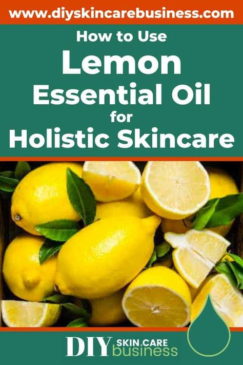 Happiness in a bottle, physically and psychologically. Lemon essential oil is one of the examples of how just one ingredient has the power to improve your entire terrain in a holistic skincare routine. Lemon is the most well-known in skin care for its effective use on acne and blemishes, but this is only the beginning of its overall health benefits that can make you glow from the inside out. www.diyskincarebusiness.com Lemon Essential Oil Uses, Facial Serum Recipe, Organic Lip Balm Recipe, Holistic Skincare, Cleaning Diy, Natural Skin Care Ingredients, Skin Care Business, Healing Remedies, Lemon Essential Oil