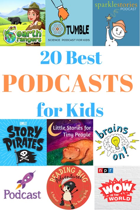 Podcasts For Kids, Best Podcasts, Homeschool Books, Children's Stories, Kids Laughing, Entertainment Center Decor, Kids Adventure, Ear Candy, Science For Kids