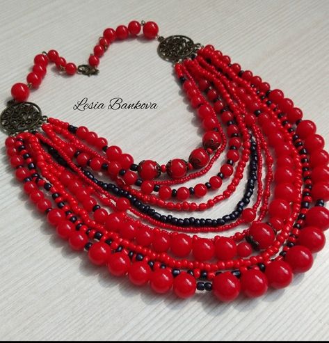 Excited to share the latest addition to my #etsy shop: Red Traditional Ukrainian beaded necklace Ukrainian gerdan Folk Handmade seed Beads Beaded Gerdan Black Multicolor Gift for her mom https://etsy.me/3AdJkM2 #red #birthday #black #women #lobsterclaw #5ormore #celtic Ukrainian Beaded Necklace, Blue Iris Flowers, Red Birthday, Holiday Necklace, Celtic Necklace, Handmade Earrings Beaded, Cool Necklaces, Handmade Beads, Metal Beads