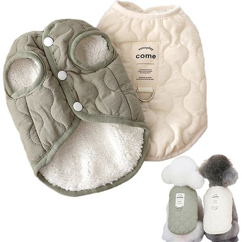 🐾 Sleek and modern look that keeps your pup fashionable ✨. https://kannino.com/products/frosty-paws-winter-pet-vest-jacket #dogclothes #dogclothing #dogapparel Bulldog Clothes, Dog Fleece, Comfy Winter, Cozy Dog, Small Dog Clothes, Cotton Clothes, Dog Vest, Puppy Clothes