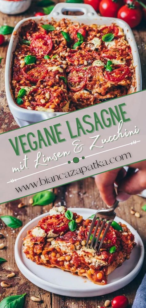 Dies ist das beste vegane Lasagne mit Linsen und Zucchini RezeptDer gesunde Nudel-Auflauf ist proteinreich und mit einer cremigen Cashew-Sauce (optional vegane Béchamel-Saucegeschichtetdie unglaublich lecker schmecktPerfekt zum Mittagoder Abendessenwenn man eine gesunde pflanzliche Mahlzeit ohne Fleisch möchtedie jeder maglasagne linsen auflauf veganerezepte Béchamel Sauce, Cashew Sauce, Chana Masala, Cashew, Lasagna, Zucchini, Vegan Recipes, Low Carb, Food And Drink