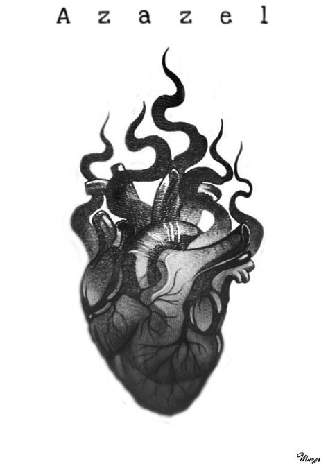 Blackwork Heart Tattoo, Creepy Heart Tattoo, Dark Heart Tattoo, Blackwork Tattoo Coverup, Flaming Heart Tattoo, Black Hart, Black Heart Tattoo, Flames Tattoo, Portrait Tattoo Sleeve