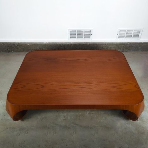 Immerse yourself in the elegance of mid-century modern design with this authentic Isamu Kenmochi coffee table, crafted by the esteemed Tendo Mokko company in the 1960s. This piece is not only a brilliant example of design excellence but also a slice of history, having been imported directly from Japan by its first owner. With provenance tracing back to an opulent neighborhood in Northern California, this table carries with it a story of culture, heritage, and meticulous care.  The table's distin Japanese Coffee Table, Japanese Style, Modern Coffee Tables, Mid Century Modern Design, Northern California, 1960s, Mid-century Modern, Mid Century, Coffee Table