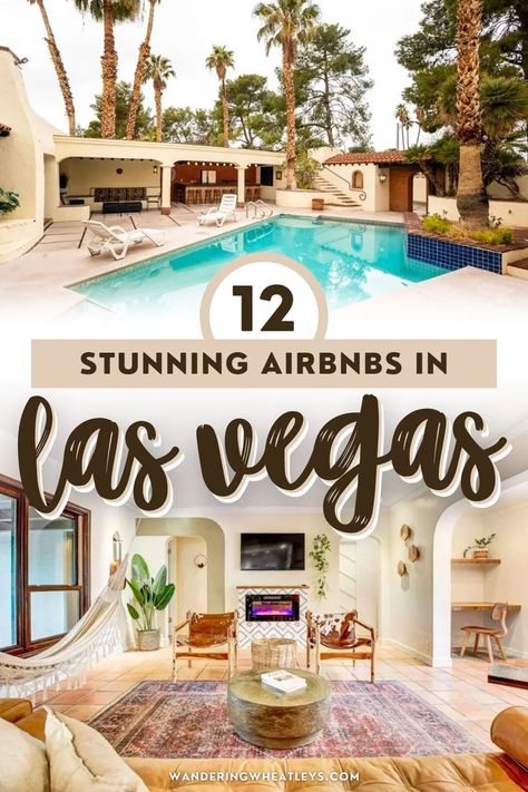 Looking for places to stay in Las Vegas, Nevada? Here are 12 great Airbnbs in Las Vegas + the top things to do in Las Vegas for your Nevada vacation! Book one of these Las Vegas vacation rentals… Places To Stay In Vegas, Best Places To Stay In Las Vegas, Where To Stay In Las Vegas, Vegas 2023, Zen Life, Las Vegas Vacation, Vegas Vacation, Usa Travel Guide, Vegas Trip