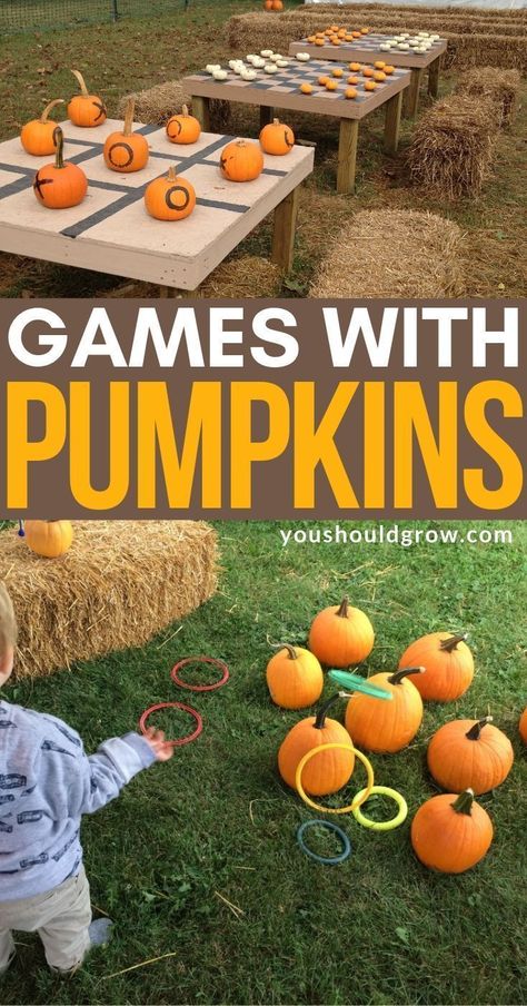 Fall Festival Activities, Fall Festival Party, School Fall Festival, Fall Party Games, Pumpkin Patch Birthday, Fall Festival Games, Pumpkin Games, Pumpkin Patch Party, Fall Harvest Party