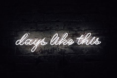 Neon Signs Quotes, Riding School, Neon Quotes, Black And White Photo Wall, Neon Words, Rustic Luxe, Days Like This, Neon Aesthetic, Luxe Wedding