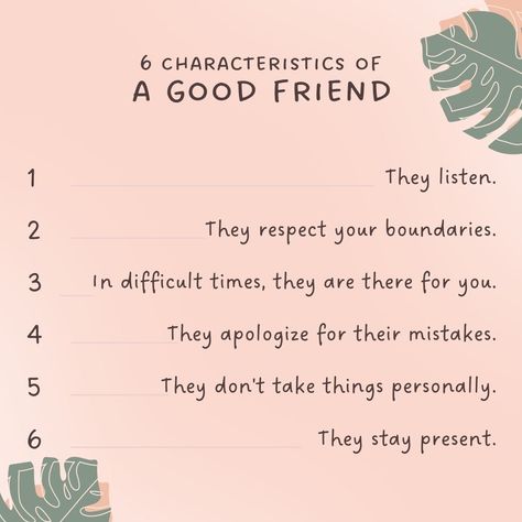 Friendships are a source of both joy and challenge. If you have friends who check off these six, why not take a moment today and tell them how much you appreciate them? What Is A Good Friend, A Good Friend, Good Friends, Inspire Me, Take A, Best Friends, Take That, In This Moment, Quick Saves